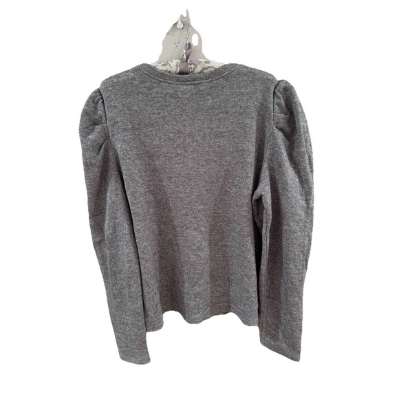 Les Serein Women's Marcello Puff Shoulder Lurex Knit Top Fancy Size XXL NWT - Picture 7 of 7